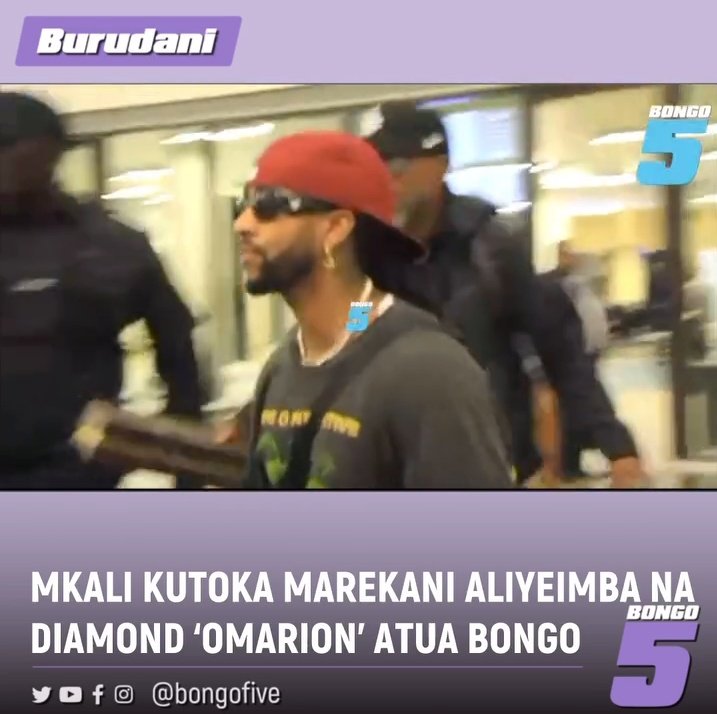 Nyota Wa Muziki Kutoka Marekani 

Aliye Imba na Diamond Platnamz Ngoma Ya African Beauty,

Omarion Ametua Tanzania Usiku huu na moja kwa moja ataenda kutumbuiza katika club 1245tz iliyopo Masaki

Video Kwa comment 👇