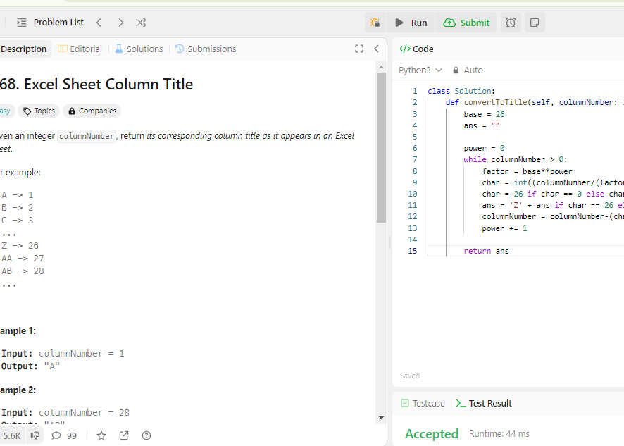 astha_issrani07's tweet image. Day 20!!
Now I can find Excel sheet column titles using this code. 😃 
#crackyourinternship