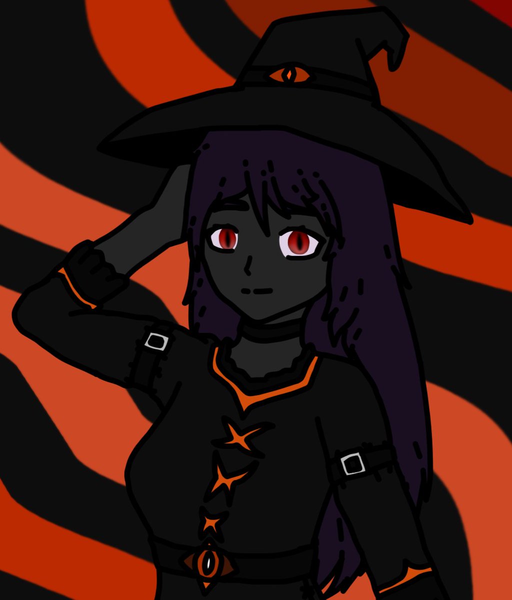 finstrax's tweet image. Witch Finny art i did a little bit ago and forgot posting... once more