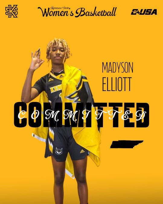 Madyson Elliott (@maddybsaucy) on Twitter photo I am blessed. Next chapter loading. 100% committed!!@KSUOwlsWBB <a href="/CoachOBlue/">Octavia Blue</a> <a href="/CoachKNMac/">Keisha McClinic</a> @FBCLegacyNike17 <a href="/pitts_academy/">COACH PITTS</a> <a href="/coachupton90/">Kyle Upton</a> I am blessed. Next chapter loading. 100% committed!!@KSUOwlsWBB <a href="/CoachOBlue/">Octavia Blue</a> <a href="/CoachKNMac/">Keisha McClinic</a> @FBCLegacyNike17 <a href="/pitts_academy/">COACH PITTS</a> <a href="/coachupton90/">Kyle Upton</a>