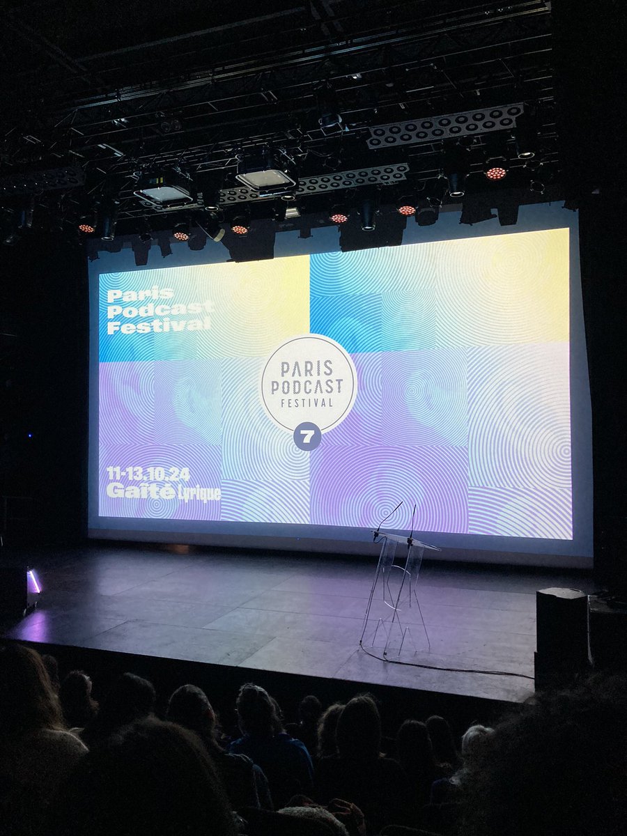 /Thread/ C’est parti pour la cérémonie de clôture de la 7e édition du <a href="/PodcastParis/">Paris Podcast Festival</a> à la <a href="/gaitelyrique/">La Gaîté Lyrique</a> ! Elle est animée par la journaliste Alexia Sena du podcast « Joyeux bazar »