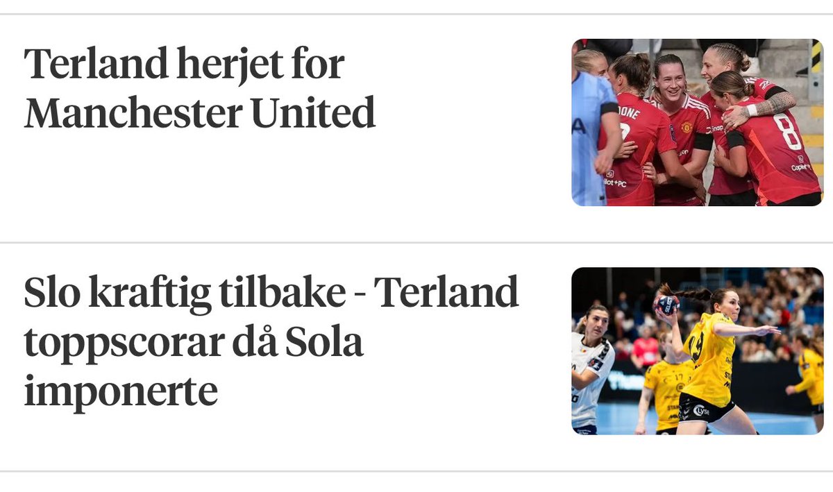Terland er i vinden i dag.