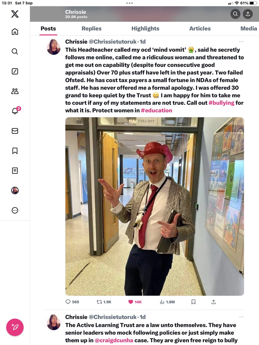 Chrissie tweet media