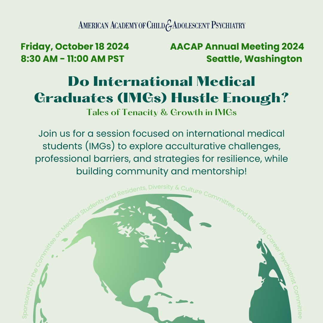 Join us for a session dedicated to international medical students (IMGs) 🌍 to explore career challenges, professional barriers, acculturative trauma, and practices for building resilience and self-compassion.