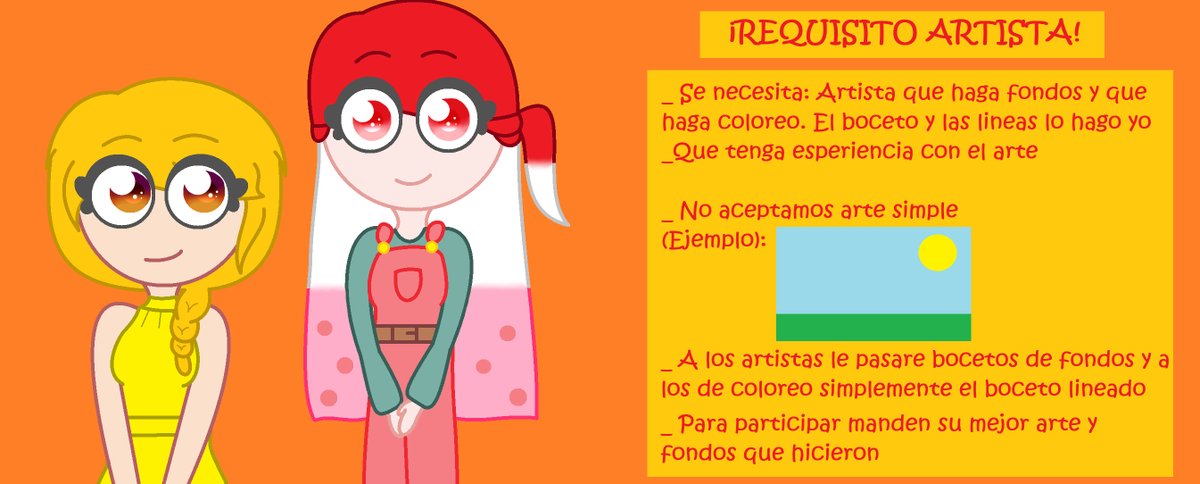 solkaspa's tweet image. ⚠️SE BUSCA VOCES PARA PERSONAJES Y ARTISTAS⚠️

Llevo planeando esto durante semanas, así que cualquier cosa, cualquier duda me lo dicen, así que suerte los que puedan participar.