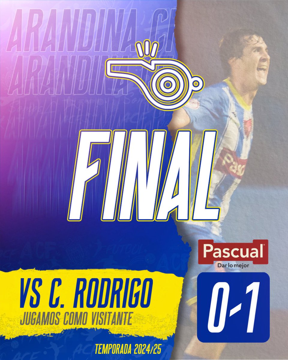FINAL🤍💙

<a href="/CRCF_oficial/">Ciudad Rodrigo CF</a> 0-1 Arandina CF

#somosarandina