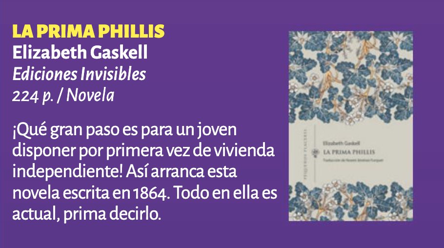NUEBO (@somosnuebo) on Twitter photo Cada mes incorporamos un puñado de buenos libros en NUEBO (x <a href="/luisargeof/">Luis Argeo</a>). Hoy, os recomendamos que abráis este y conozcáis a la prima Phillis. #13octViviendaPorDerecho Cada mes incorporamos un puñado de buenos libros en NUEBO (x <a href="/luisargeof/">Luis Argeo</a>). Hoy, os recomendamos que abráis este y conozcáis a la prima Phillis. #13octViviendaPorDerecho