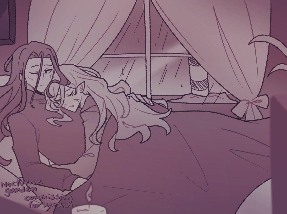 cuddly #bramcraft by the seaside cømm from <a href="/NocturneGarden/">kae⁷ | working on comms</a> ! thank you so much TvT 🖤🖤🖤