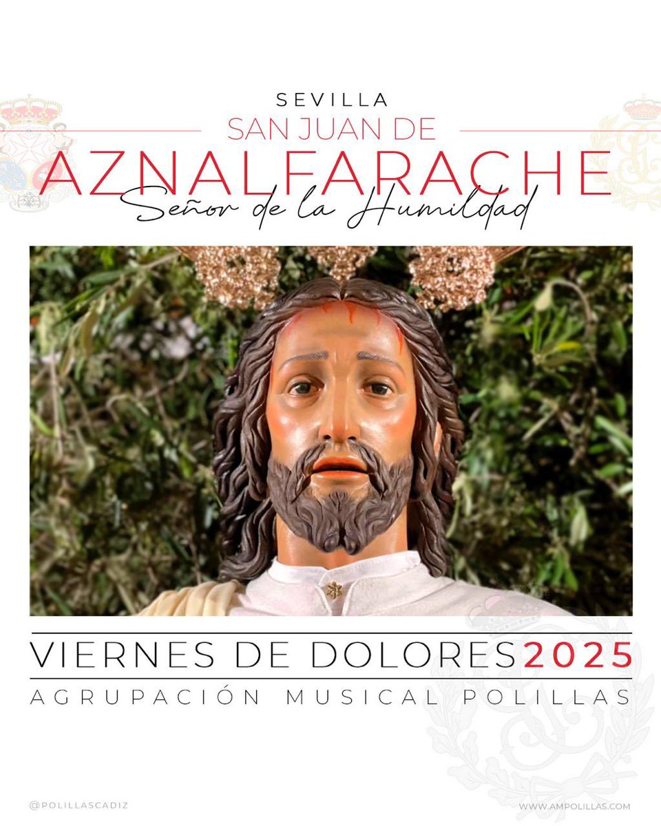 PolillasCadiz's tweet photo. 𝐂𝐨𝐦𝐮𝐧𝐢𝐜𝐚𝐝𝐨 𝐎𝐟𝐢𝐜𝐢𝐚𝐥 | 𝐕𝐢𝐞𝐫𝐧𝐞𝐬 𝐝𝐞 𝐃𝐨𝐥𝐨𝐫𝐞𝐬 𝟐𝟎𝟐𝟓

✝️ @hdadangeles https://t.co/aB9X36dp8P