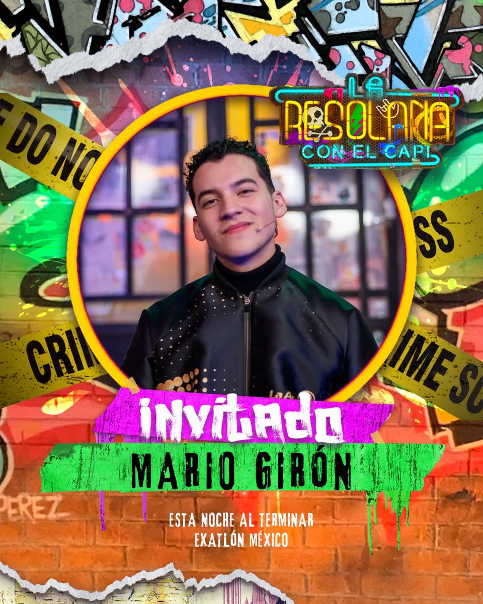 Razitaaaa, esta noche el 𝗚𝗔𝗡𝗔𝗗𝗢𝗥 de #LaAcademia, 𝗠𝗔𝗥𝗜𝗢 𝗚𝗜𝗥𝗢́𝗡 nos acompañará en #LaResolana… 😎🎶✌🏼 Acompáñalo a la diversión en punto de las 11:00 p.m. por <a href="/AztecaUNO/">Azteca UNO</a>. 📺