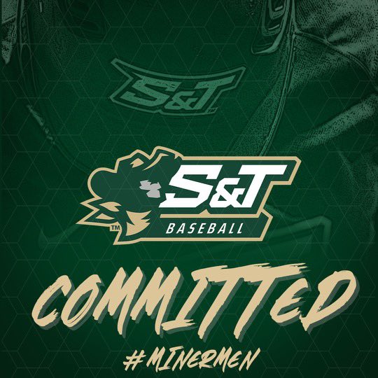 blessed to announce my commitment to furthering my athletic and academic career at the University of Missouri S&amp;T. thank you coaches and thank you to my Mom and Dad for supporting me and helping me to become the person that i am today.
