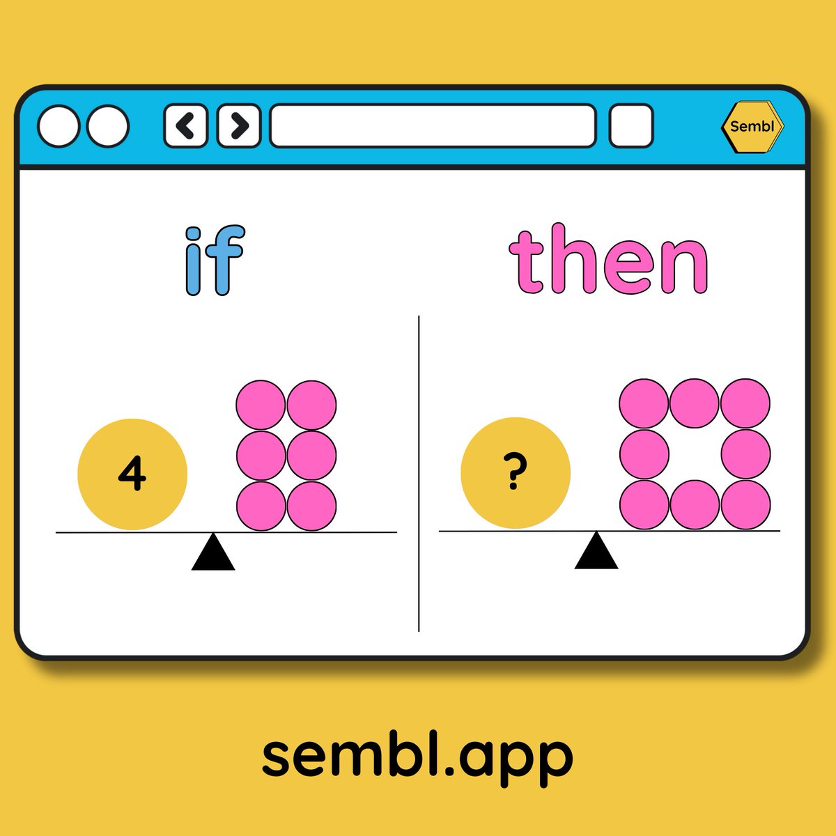 Here's one for ya…

Share in the comments:

🤔How you would solve this...

🧠How would your students go about solving this? 

#sembl #mathTask #realMath #puzzle