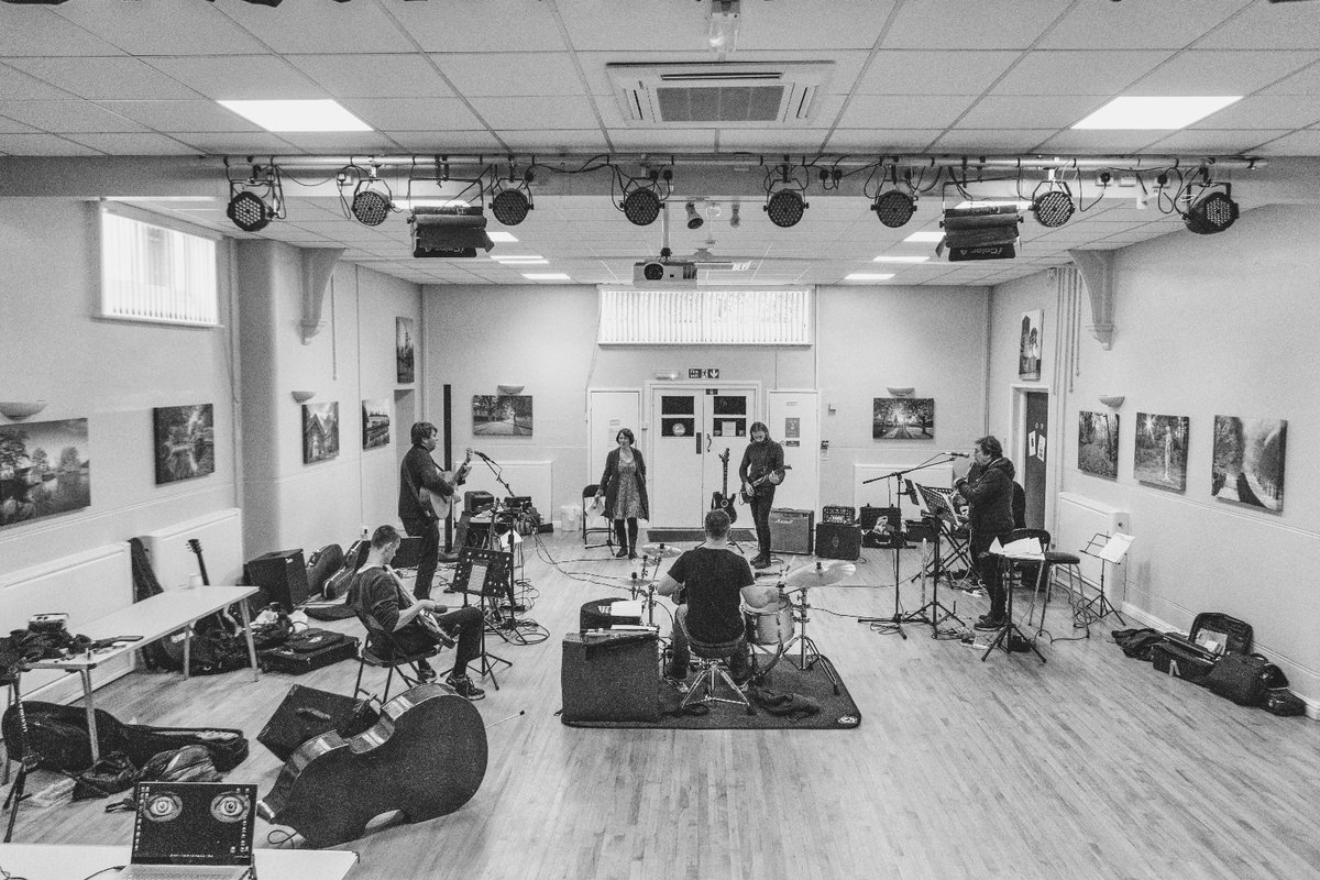 Fantastic day spent on the new record. Massive thanks to Richard Shakespeare for capturing us hard at work &amp; thanks as always to Katrin Hackett for looking after us so well! Great day. #beatrixplayers #newrecord