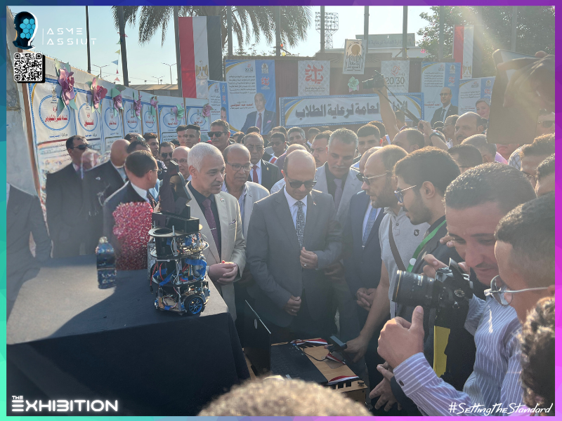 ASME_Assiut's tweet photo. انطلقت فعاليات معرض الروبوتات بحماس شديد، حيث شهد الحضور لحظات مبهرة ومليئة بالإثارة، قدمها طلابنا المبدعون الذين كانوا على استعداد لإظهار أحدث الابتكارات التكنولوجية. لقد كانت التجربة استثنائية، مليئة بالحيوية والنشاط، مع عروض لا تُنسى لأكثر الروبوتات تطورًا! https://t.co/OdcTwVZsSs
