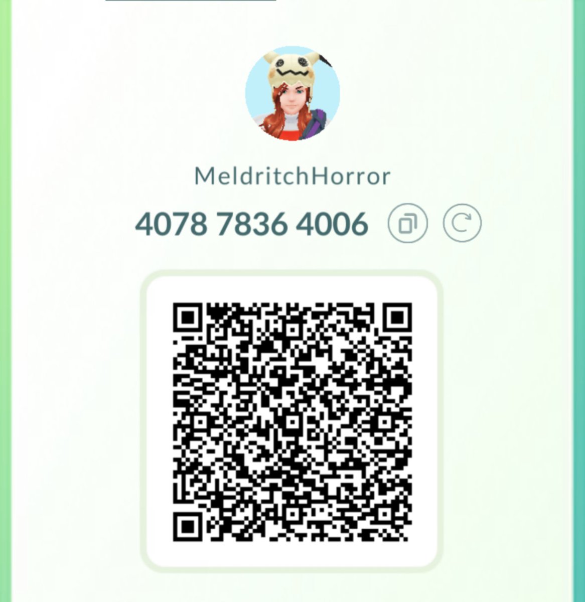 I've been playing pkmn go again recently, and I've been having a good time with it 
If any of y'all still play feel free to add me, if you want!