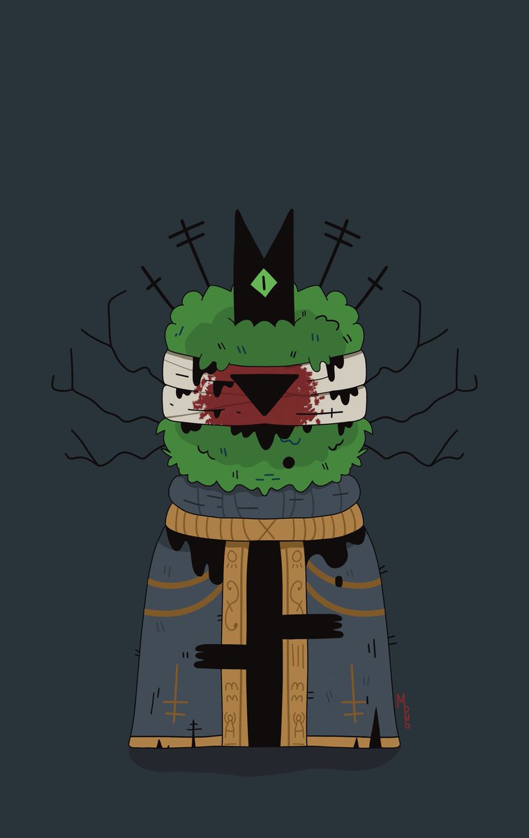 cant_have_love's tweet photo. @NakaStream J'ai fini Leshy cet aprèm 👍 Je suis trop content.e du résultat et c'est vraiment un plaisiiiiir de dessiner tout ça !! https://t.co/cV7IxeOR9T