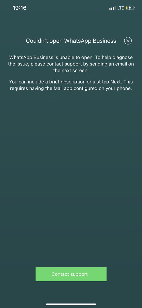 Is WhatsApp Business down or what? Mine stopped opening 

Got this notification on my screen 🥲

Anybody experiencing same thing?