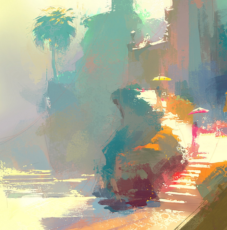 NathanFowkesArt's tweet photo. Working on atmosphere. https://t.co/51cJjEBbXB