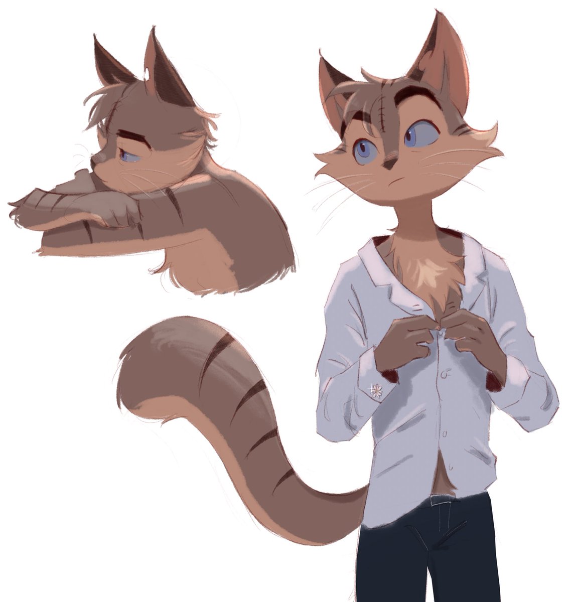 Lost in thought       #Lackadaisy