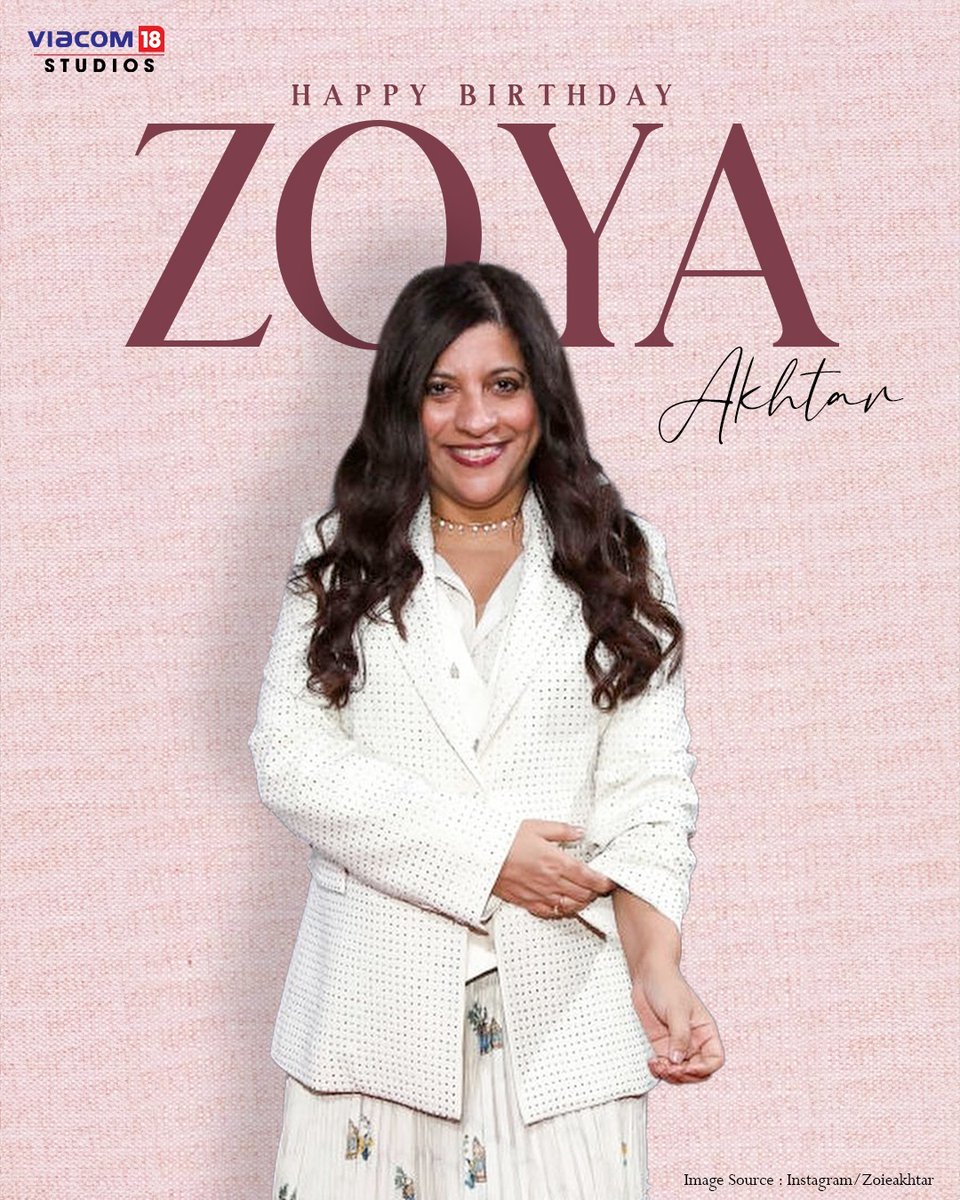 Viacom18Studios's tweet image. Happiest Birthday to the super talented
and everyone’s favourite!

#Viacom18Studios #ZoyaAkhtar #BombayTalkies