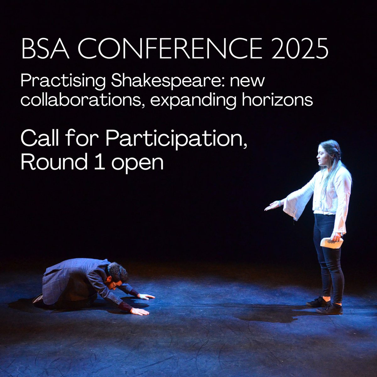 British Shakespeare Association (@bsashakespeare) on Twitter photo <a href="/BSA_Conference/">British Shakespeare Association 2025 Conference</a> 2025 first round Call for Participation is open!
#BSA2025 'Practising Shakespeare: new collaborations, expanding horizons' will be hosted by the University of York, 25-28 June. View the full CfP via the link in our bio!
📷 'Shakespeare's Rivals' (2019) <a href="/BSA_Conference/">British Shakespeare Association 2025 Conference</a> 2025 first round Call for Participation is open!
#BSA2025 'Practising Shakespeare: new collaborations, expanding horizons' will be hosted by the University of York, 25-28 June. View the full CfP via the link in our bio!
📷 'Shakespeare's Rivals' (2019)