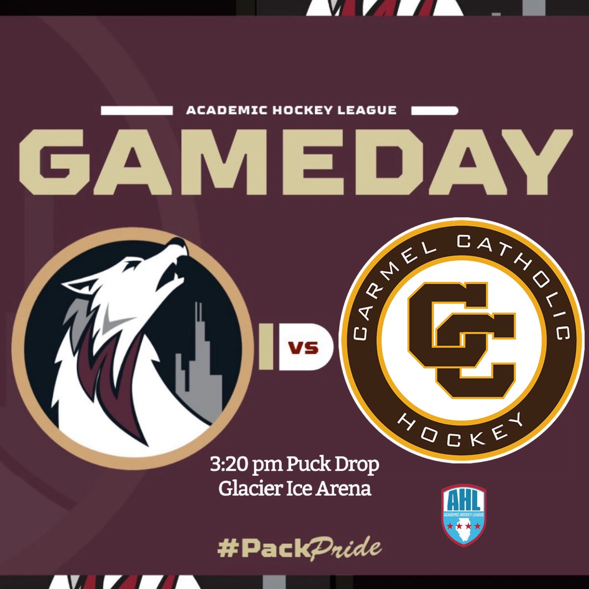 SIWolfpackHKY's tweet image. #WolfpackNation it’s another Varsity Maroon game day!!

🗓 Today
🆚 @Corsair_Hockey 
⏰ 3:20 p.m.
📍Glacier Ice Arena
📺 LiveBarn | livebarn.com/en/

#OnTheRoad #OnTheHunt #PackPride #BackThePack