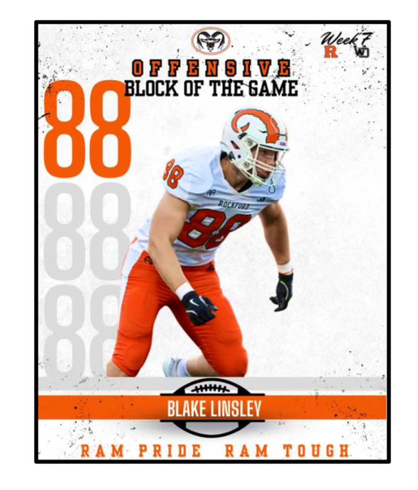 Can’t Measure my Game with Stats.

Week 7 Offensive Block of the Game. Highlights 👇
hudl.com/v/2QNq6X

<a href="/CoachBanaszak/">Robert J Banaszak Jr.</a> <a href="/RockfordRamsFB/">Rockford Rams Football</a> <a href="/JoeMento/">Joe Mento</a> <a href="/alex_pallone/">Alex Pallone</a> <a href="/TheD_Zone/">The D Zone</a> <a href="/jhutt5/">Jason Hutton</a> <a href="/Drew_Moulton/">Drew Moulton</a> <a href="/CoachBayer_/">Alex Bayer</a> <a href="/AllenTrieu/">Allen Trieu</a> <a href="/ajnickoli/">AJ Nickoli</a> <a href="/JimCordle63/">Jim Cordle</a> @CoachChase_BU <a href="/CoachBWhite7/">Coach Brian White</a>