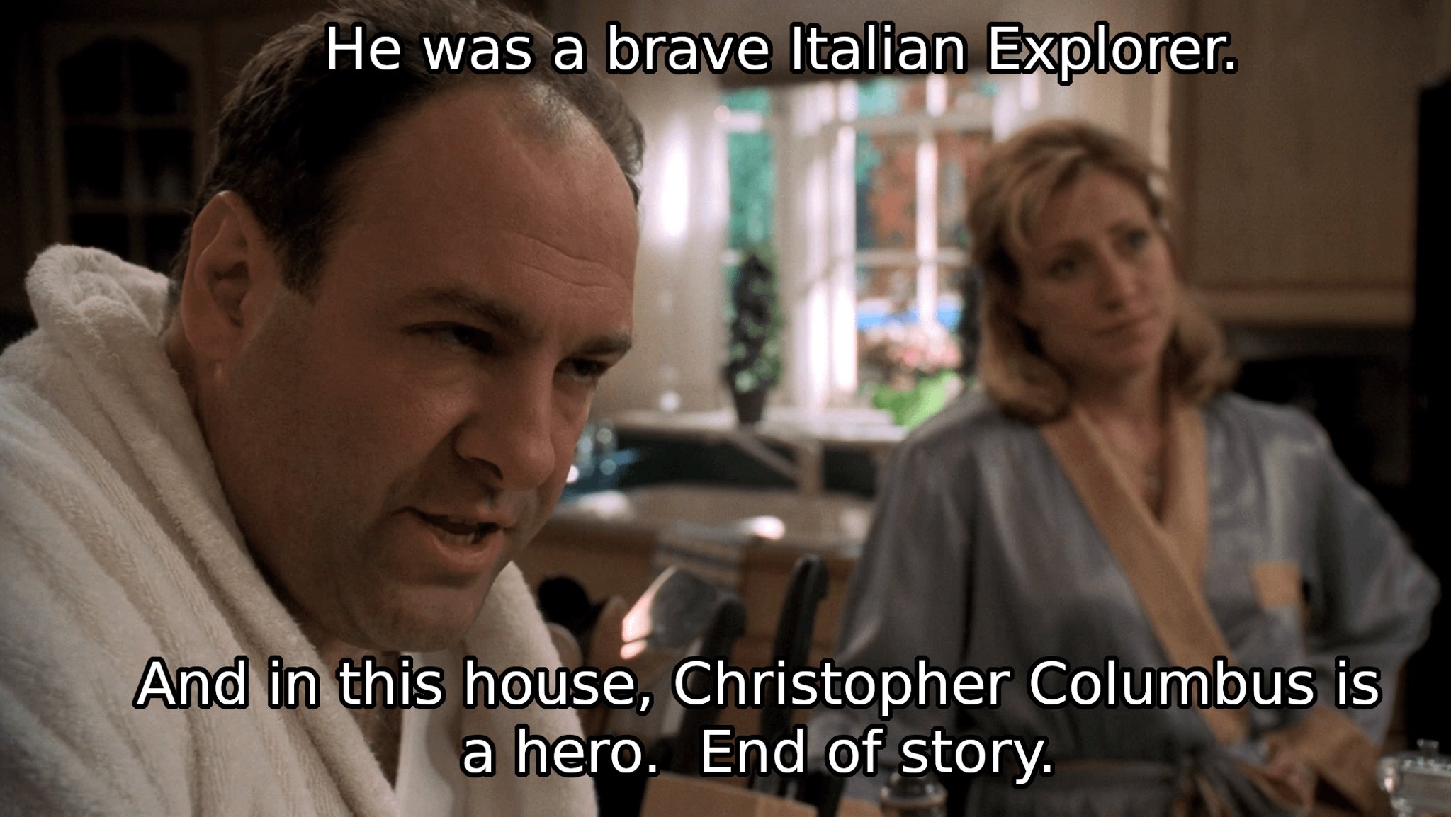 kaiju on X: &ldquo;Daughter: “my history teacher said Christopher 