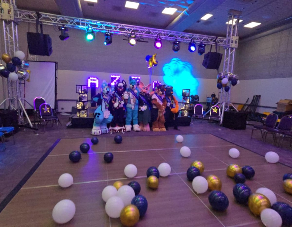 AZFurCon's tweet photo. Congratulations to our Prom royalty. Today might be the last day, but let's have a ball! https://t.co/mJfaXob4dZ