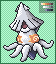 I like the squid mon so much I redrew it so it wasn't blurry, x5 pixel scale so it won't be blurry again from twitter compression