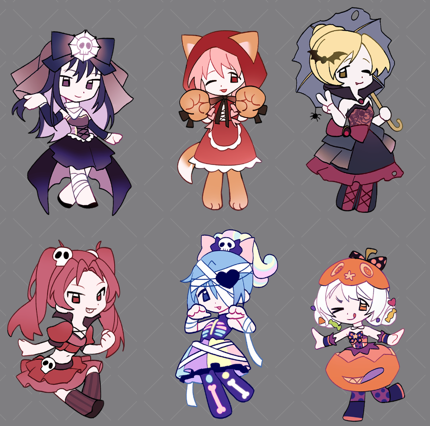 i just found pmmm chibis i drew for halloween last year🥹🥹
these were small acrylic charms!! it seems to be a bit too simple for me now but still i love 'em( ᴗ ̫ ᴗ )