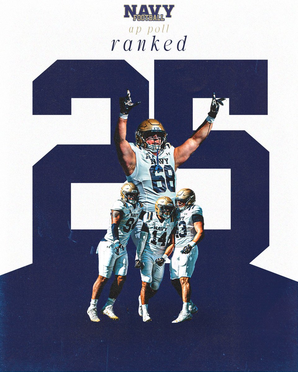 the goats are RANKED

#GoNavy | #RollGoats