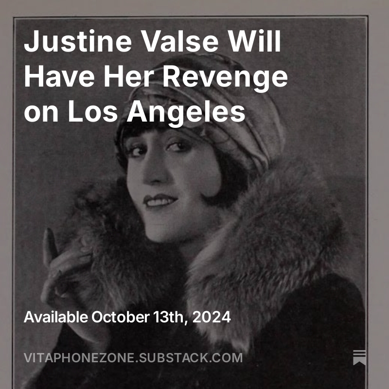 vitaphonezone's tweet photo. Thought my last piece was long and laborious, but I guess I held my own beer and surpassed it. The trials and tribulations of silent actress Justine Valse, who found herself next to Pola Negri at the center of a blackmail scandal, are up on my Substack: https://t.co/zvRvsdUx9p https://t.co/raw7M2vVme