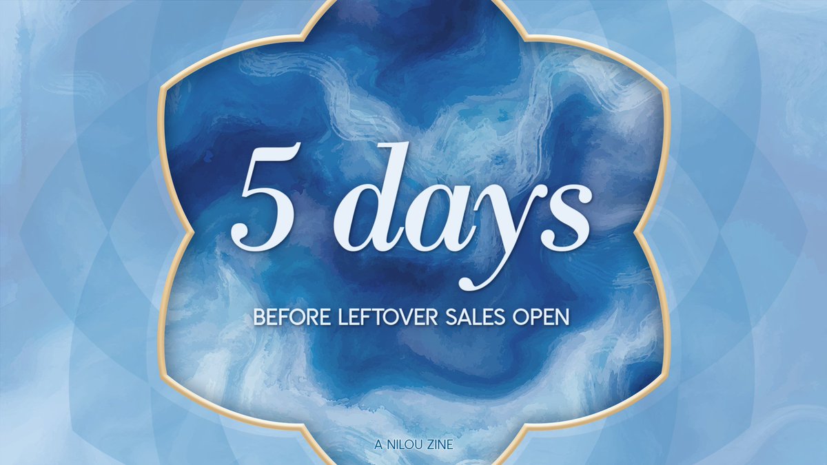 🪷 5 DAYS TO LEFTOVER SALES

Counting down to 5 days until we open our Leftover Sales!

📅 Opening: October 18th at 12 pm PT