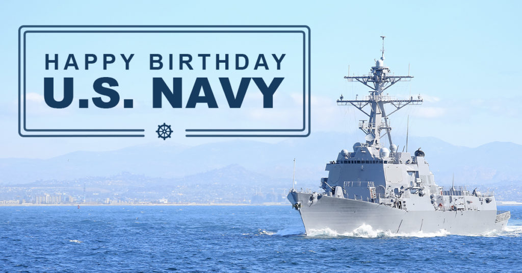 Happy 249th birthday to the greatest NAVY in the world. BRAVO-ZULU and Happy Birthday Shipmates!