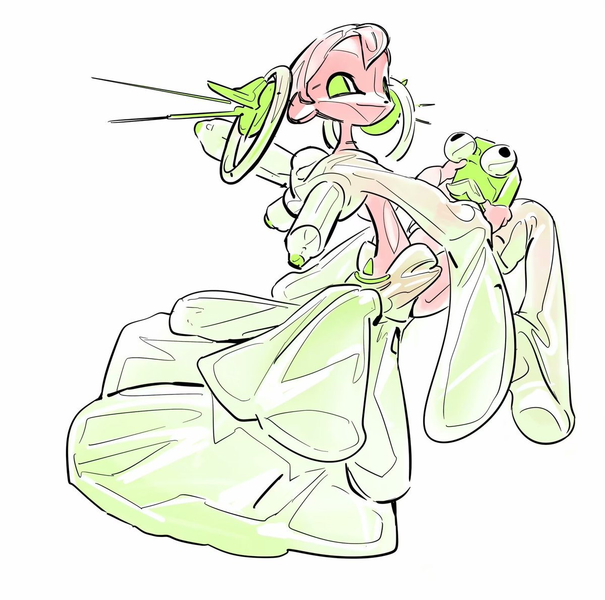 Bubble and green tea