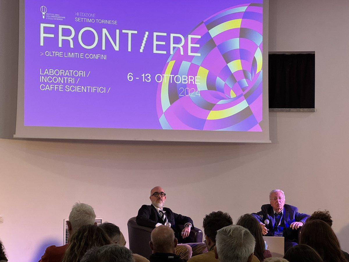 ebellussi's tweet photo. Fantastica giornata quella di ieri, in cui ho finalmente incontrato e parlato con Federico Faggin al Festival dell'Innovazione e della Scienza Città di Settimo Torinese, presso la Biblioteca Archimede di Settimo Torinese. https://t.co/6DMUSkn3aE