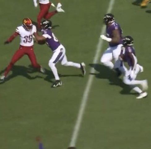 MLFootball's tweet image. THE #COMMANDERS VS. REFS GAME HAS BEEN A LOT OF FUN TO WATCH.  

Baltimore has gotten away with five obvious penalties, that has gone against Washington.

😳

(h/t @JayDanielsMVP)