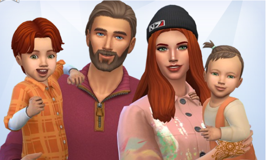 dolphinsimmer13's tweet photo. #thesims #thesims4 #thesims4gallery #Dolphinsimmer13 #thesims4basegame Base game family of 4 https://t.co/WXfxhPQqpb https://t.co/4eLuLSnmJk