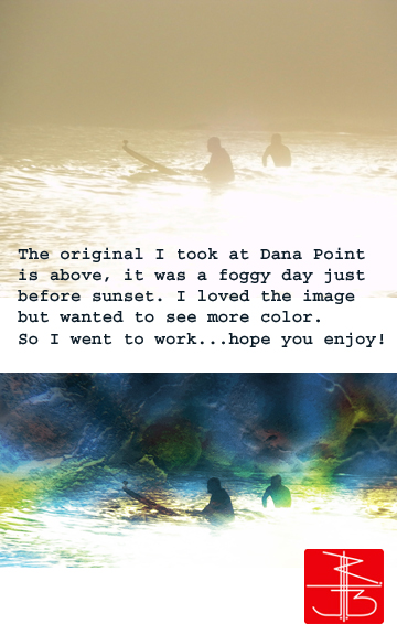 robjoeball's tweet image. The original shot is on top, and what it became below! #makingart #myprocess #enhancedphotography #texture #colorful #wild #surfers #surfing #DanaPoint
