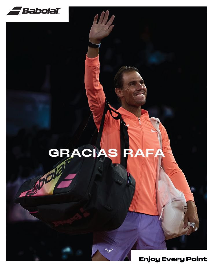 The great thing about legends is that there’s a beginning, a middle and no end. 
Gracias Rafa ❤️

#BabolatFamily