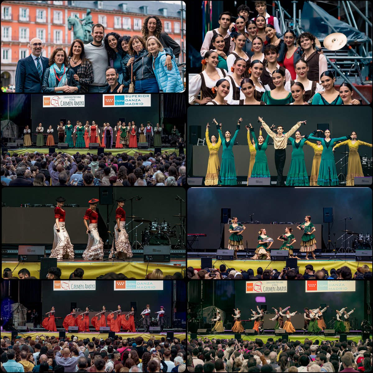 Nuestros alumnos brillaron en la Plaza Mayor, celebrando la riqueza cultural de nuestra danza española en el Festival de la Hispanidad.
Nuestro más sincero agradecimiento a la Consejería de Cultura de la <a href="/ComunidadMadrid/">Comunidad de Madrid</a> por hacerlo posible, a alumnos y coreógrafos.
<a href="/Tino_moran/">Tino Morán Alba</a>