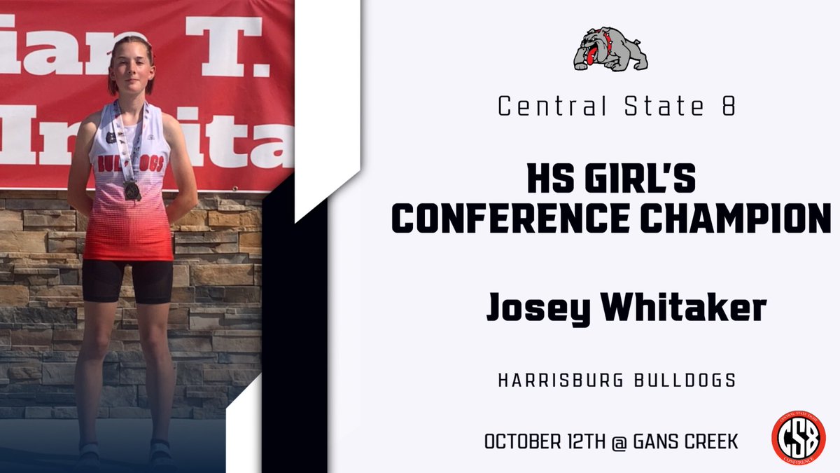 Central State 8 (@centralstate8) on Twitter photo Congratulations to Harrisburgās Josey Whitaker who is the Central State 8 Conference Champion for HS girls cross country at the Brian T. Simpson Invite! #CS8 <a href="/R_VilleStudents/">RHS Student Body</a> <a href="/ColeRV1/">Cole County R-V School</a> <a href="/FayetteFalcons/">Fayette High School</a> <a href="/ActivitiesNbhs/">NBHS Activities</a> <a href="/AthleticsSCHS/">SC Athletics</a> <a href="/HarrisburgAth/">Harrisburg Bulldogs</a> <a href="/Linn_Athletics/">Linn Athletic Department</a> <a href="/THSActivities1/">Tipton MS/HS</a> Congratulations to Harrisburgās Josey Whitaker who is the Central State 8 Conference Champion for HS girls cross country at the Brian T. Simpson Invite! #CS8 <a href="/R_VilleStudents/">RHS Student Body</a> <a href="/ColeRV1/">Cole County R-V School</a> <a href="/FayetteFalcons/">Fayette High School</a> <a href="/ActivitiesNbhs/">NBHS Activities</a> <a href="/AthleticsSCHS/">SC Athletics</a> <a href="/HarrisburgAth/">Harrisburg Bulldogs</a> <a href="/Linn_Athletics/">Linn Athletic Department</a> <a href="/THSActivities1/">Tipton MS/HS</a>