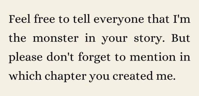 Dear Narcissist-
