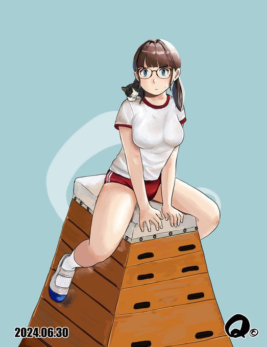 #これを見た人は体操服をTLに放流しよう跳び箱苦手な子 