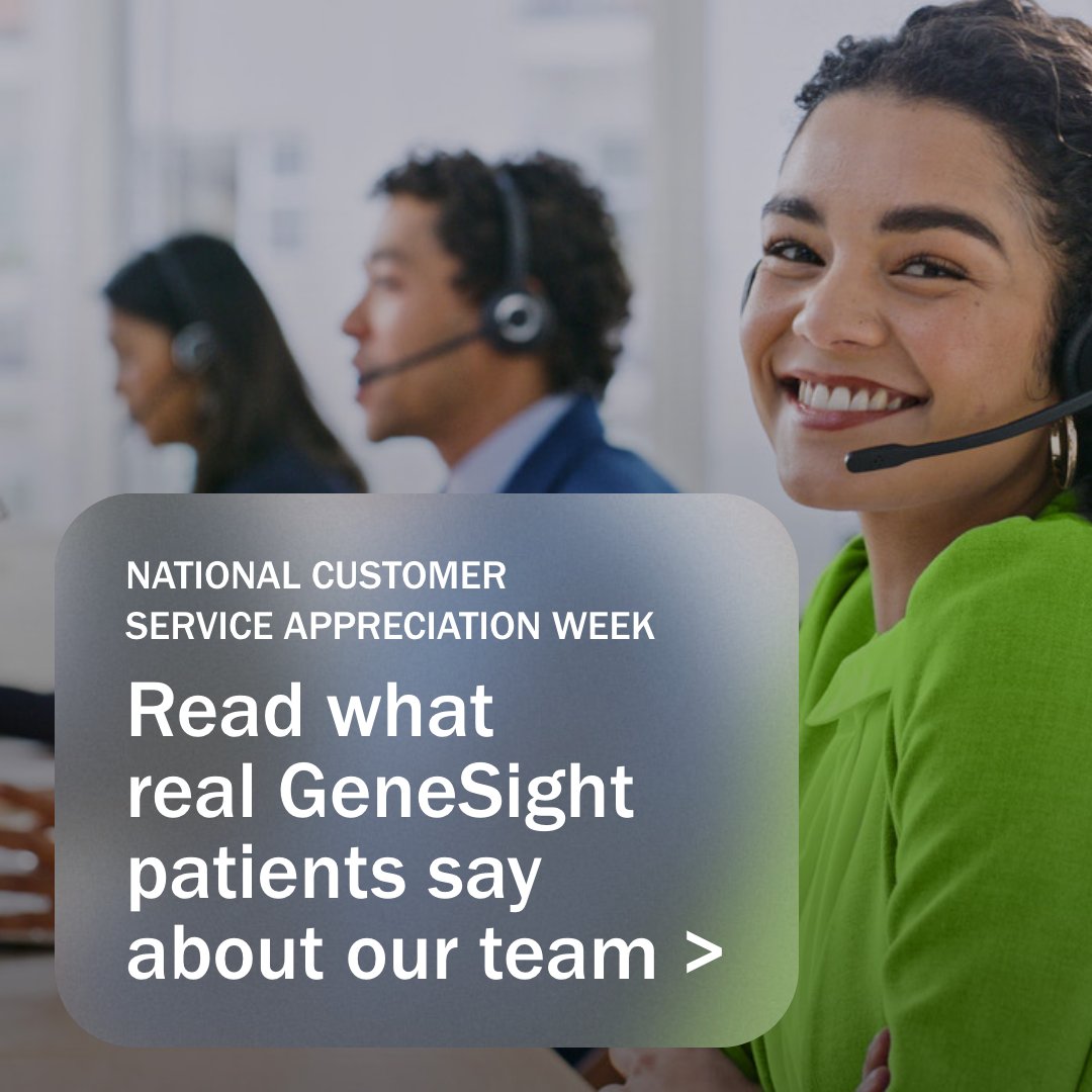 GeneSight's tweet image. Happy #CustomerServiceAppreciationWeek! To our incredible Customer Service team, thank you for your relentless dedication and care. Your hard work and commitment to going the extra mile make a huge difference for our patients. We couldn’t do it without you! 💙💚
