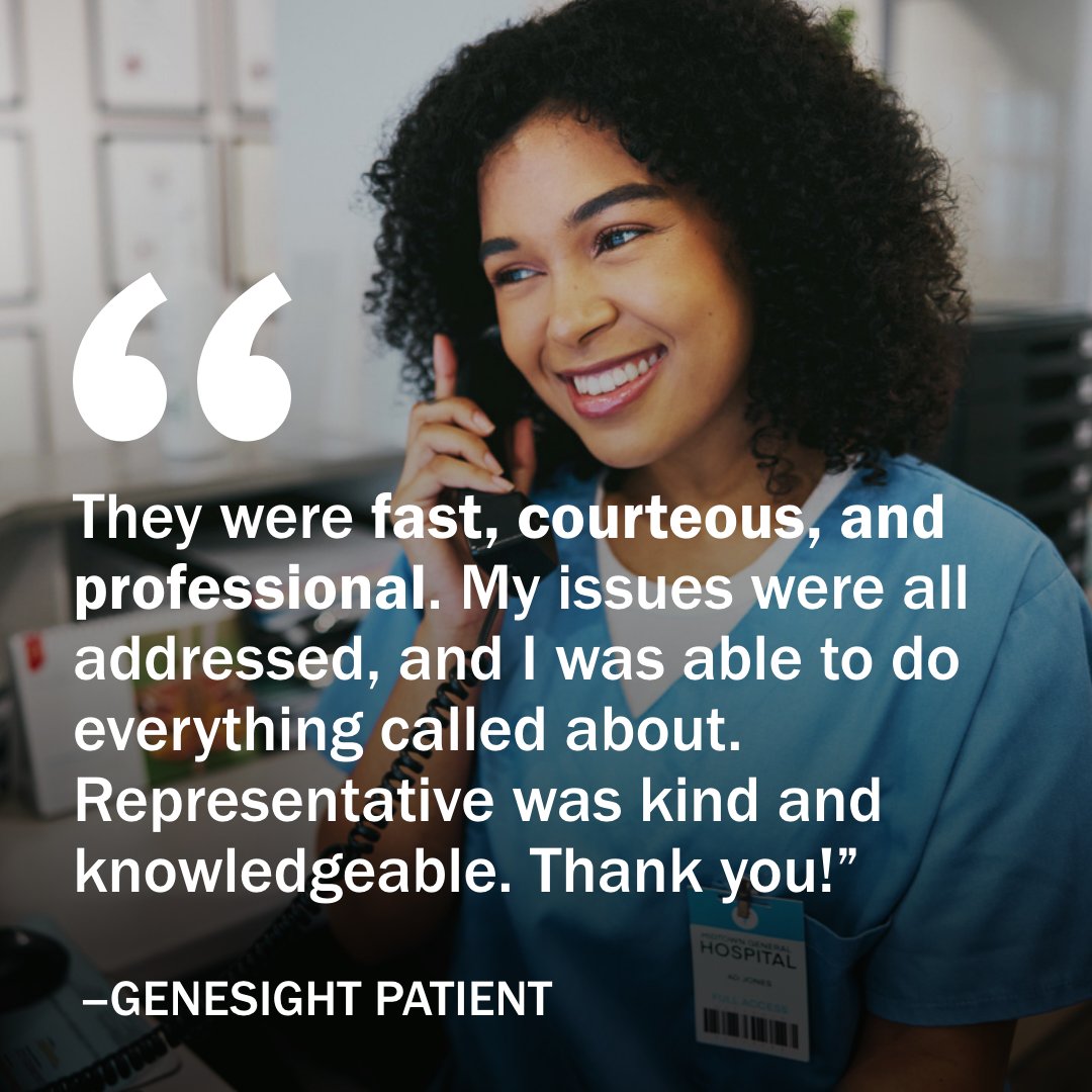 GeneSight's tweet image. Happy #CustomerServiceAppreciationWeek! To our incredible Customer Service team, thank you for your relentless dedication and care. Your hard work and commitment to going the extra mile make a huge difference for our patients. We couldn’t do it without you! 💙💚