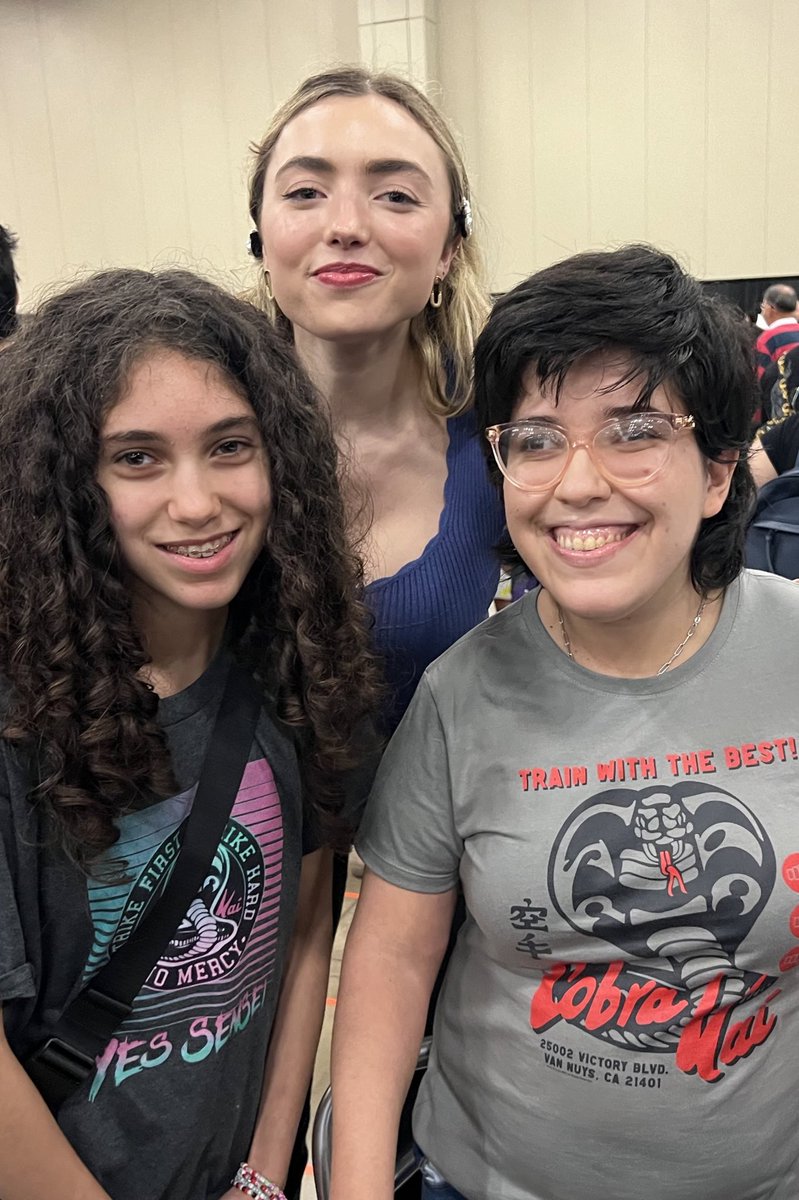 LopezVal21's tweet image. I met Peyton List who plays Tory in Cobra Kai at Big Texas Comic Con this weekend!
#torycobrakai #cobrakai 
#peytonlist @PeytonList