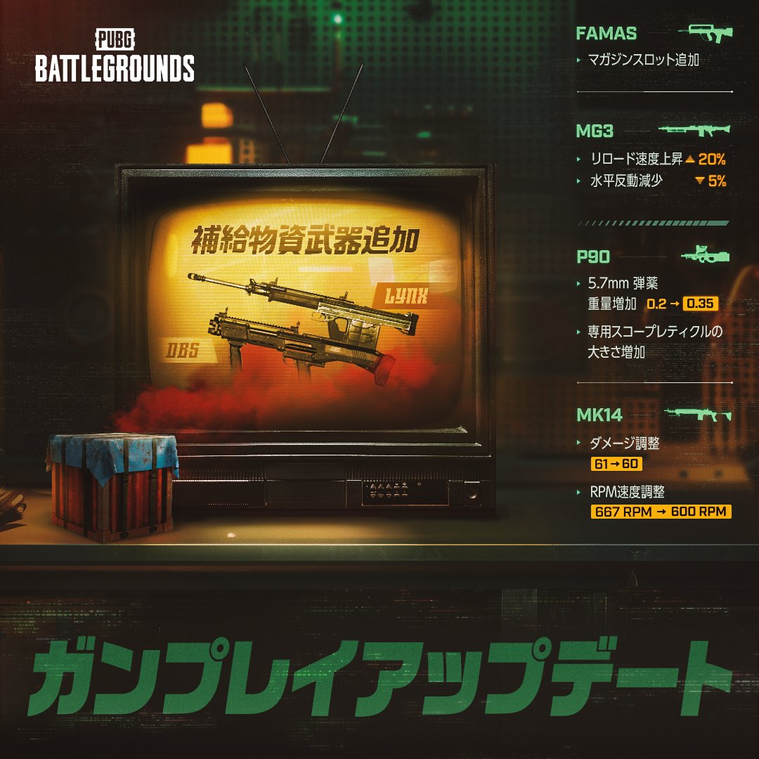 PUBG: BATTLEGROUNDS JAPAN tweet media