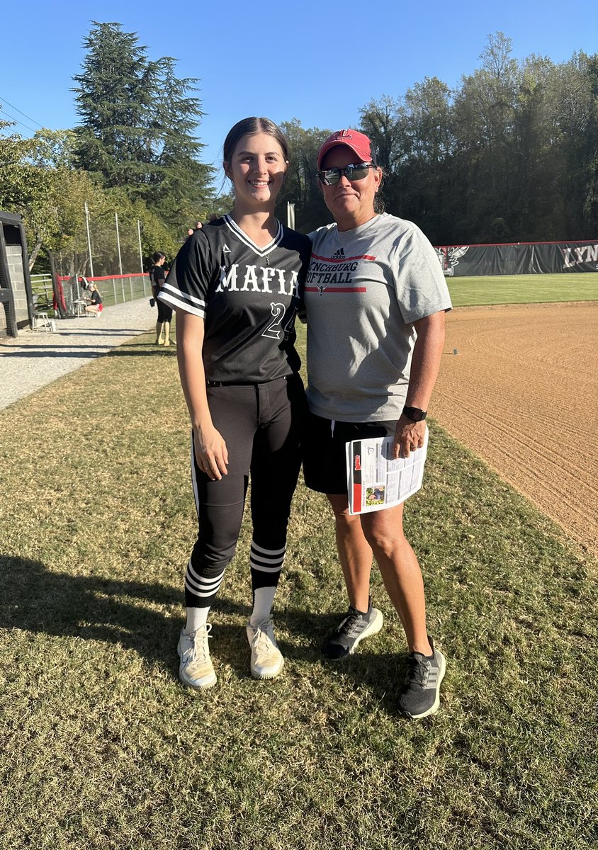 kaeleighmaner's tweet photo. Had a great day @lynchburg_sb fall prospect camp.  Thanks to coach Simmons and her team. https://t.co/IZyyq1tV4W